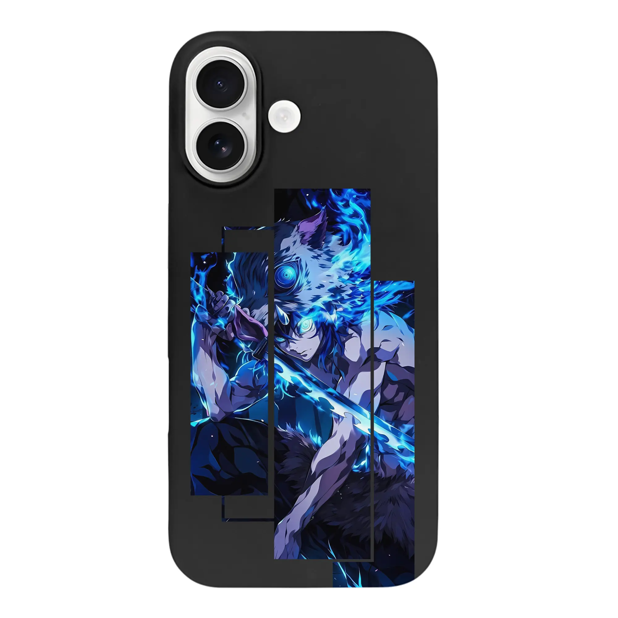 鬼滅の刃 グッズ,嘴平 伊之助 - iPhone 17 シリーズ シリコンケース 薄型 耐衝撃 指紋防止 ソフトタッチカバー 精密フィット 傷防止 保護ケース iPhone 17/17 Air/17 Pro/17 Pro Max 対応